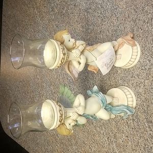 THE CHERUBIM COLLECTION CANDLE HOLDERS